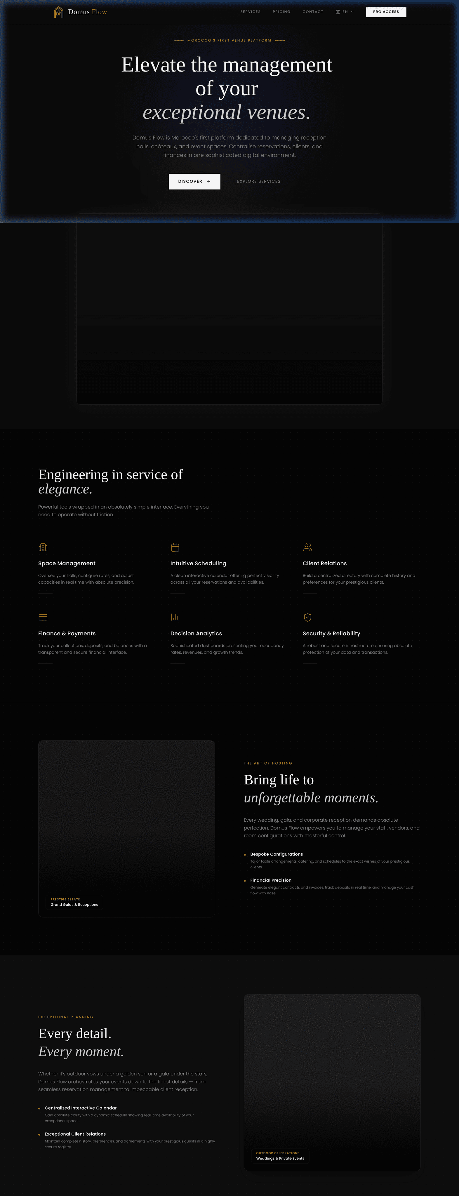 DomusFlow — full preview
